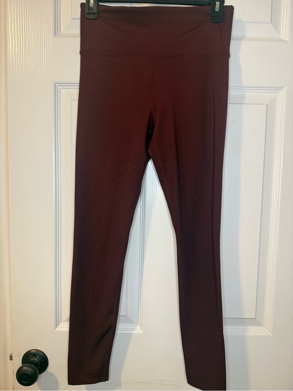 JoyLab High-Rise Performance Leggings in Burgundy